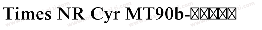 Times NR Cyr MT90b字体转换